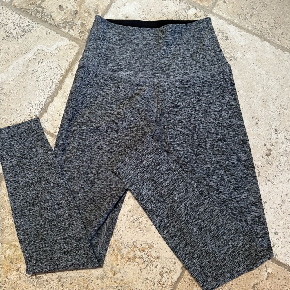 Beyond Yoga Spacedye Caught In The Midi High Waisted Legging Black-White